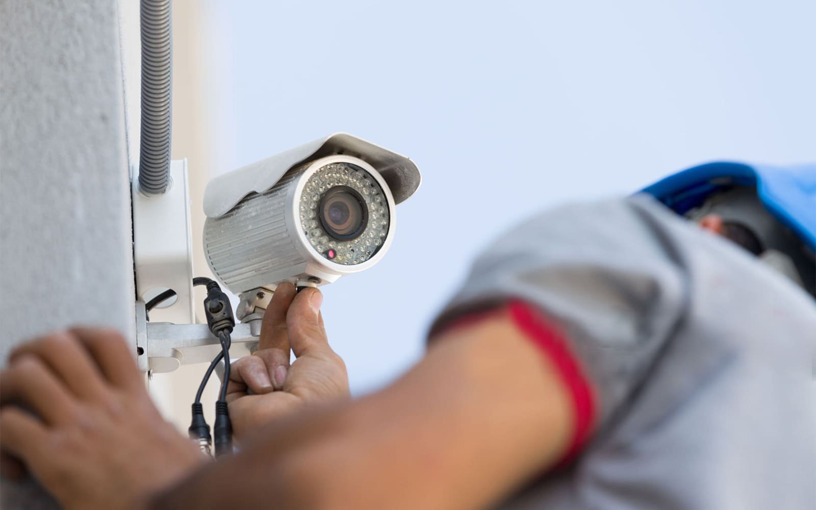 Professional security camera installation