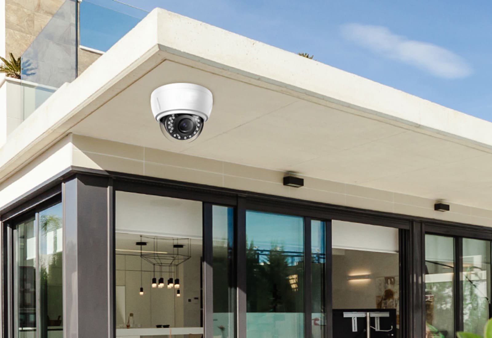 Daytime security installation