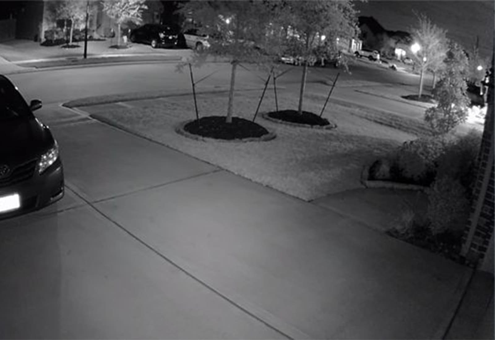 Nighttime security installation